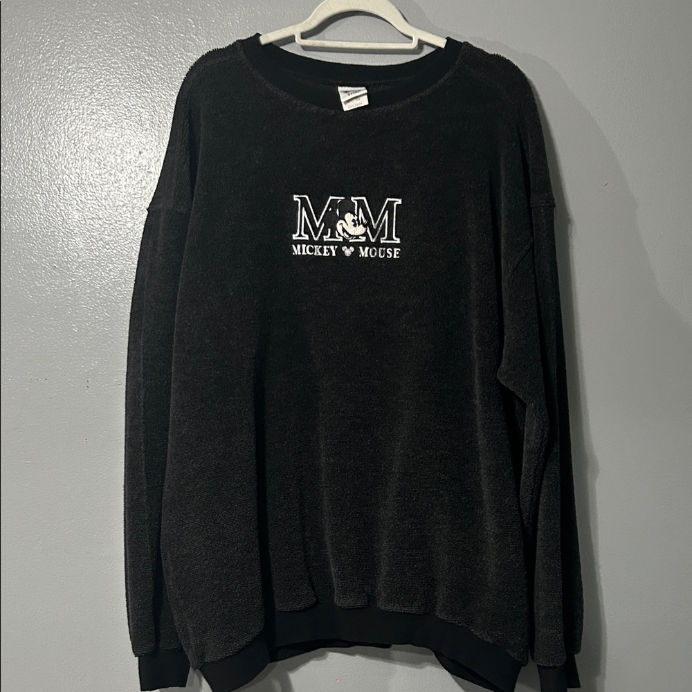 Disney Mickey Mouse vintage logo black sweatshirt
